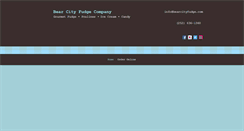 Desktop Screenshot of bearcityfudge.com